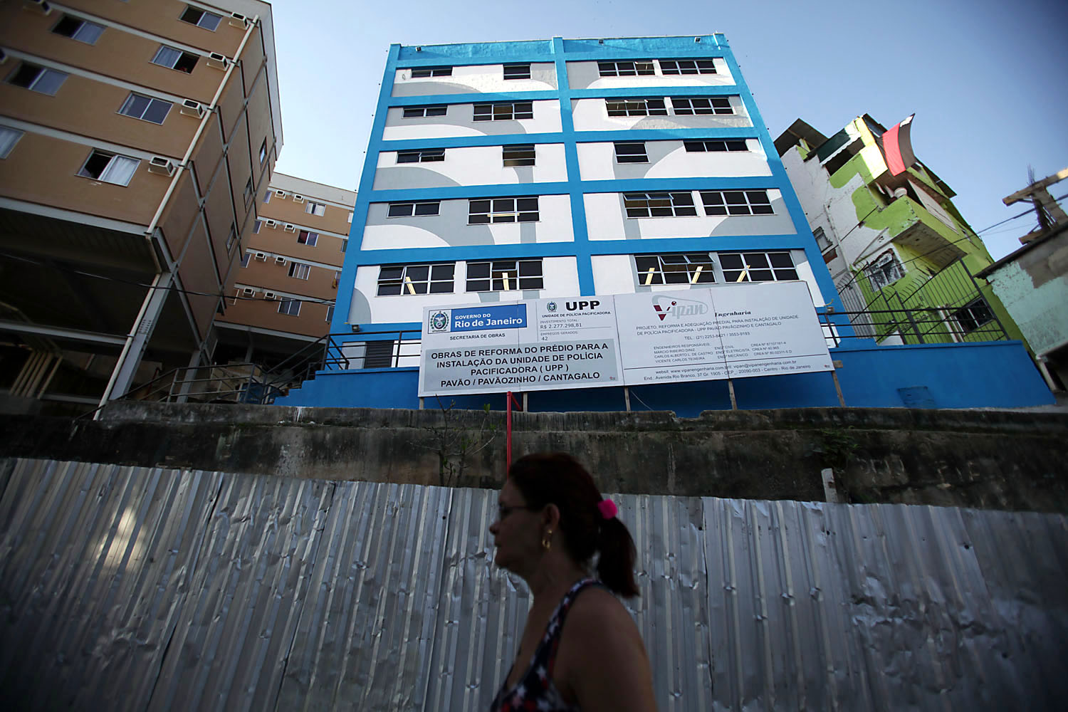 The newly built UPP headquarters in the Cantagalo community.