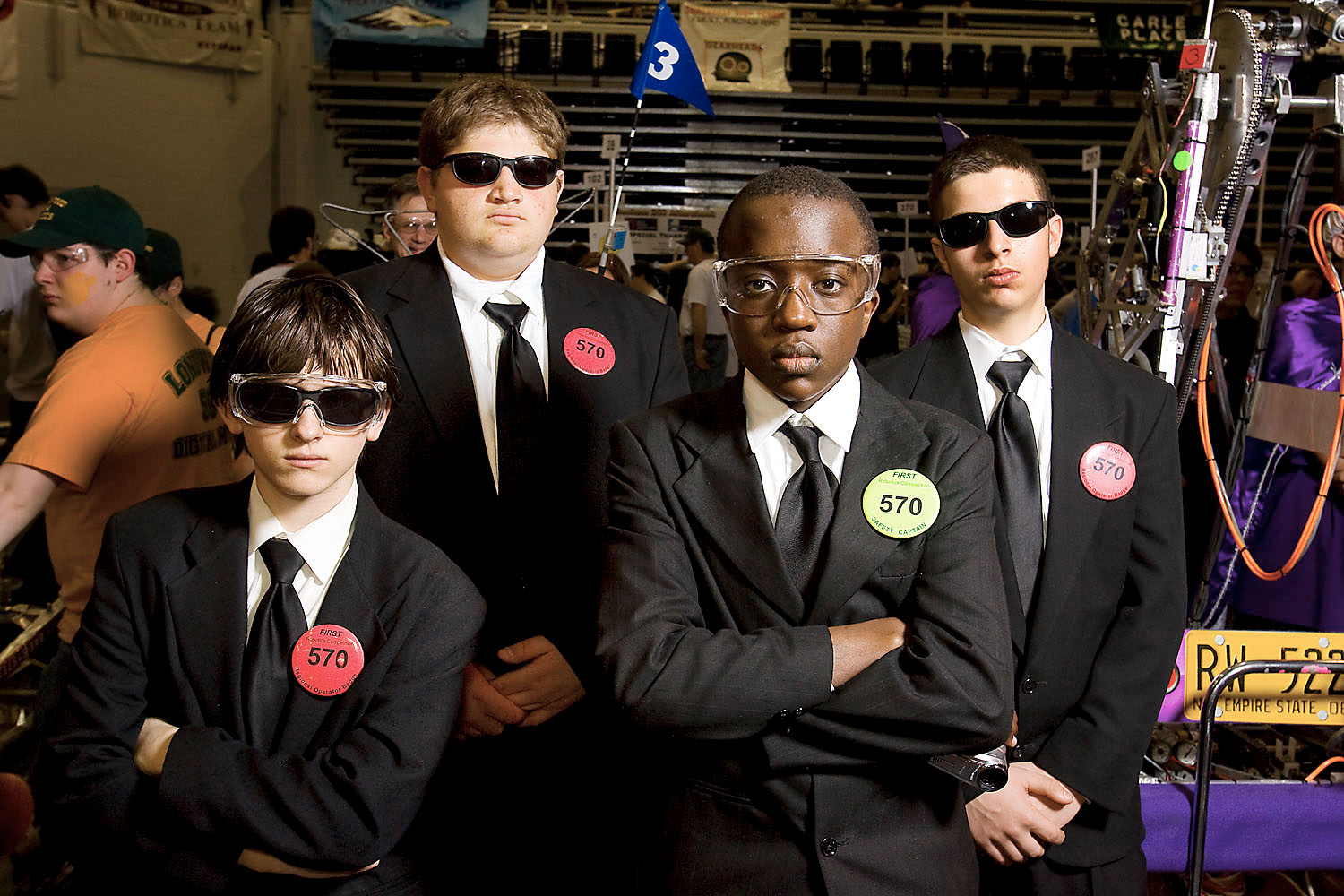Men In Black of Glen Cove HS, NY.