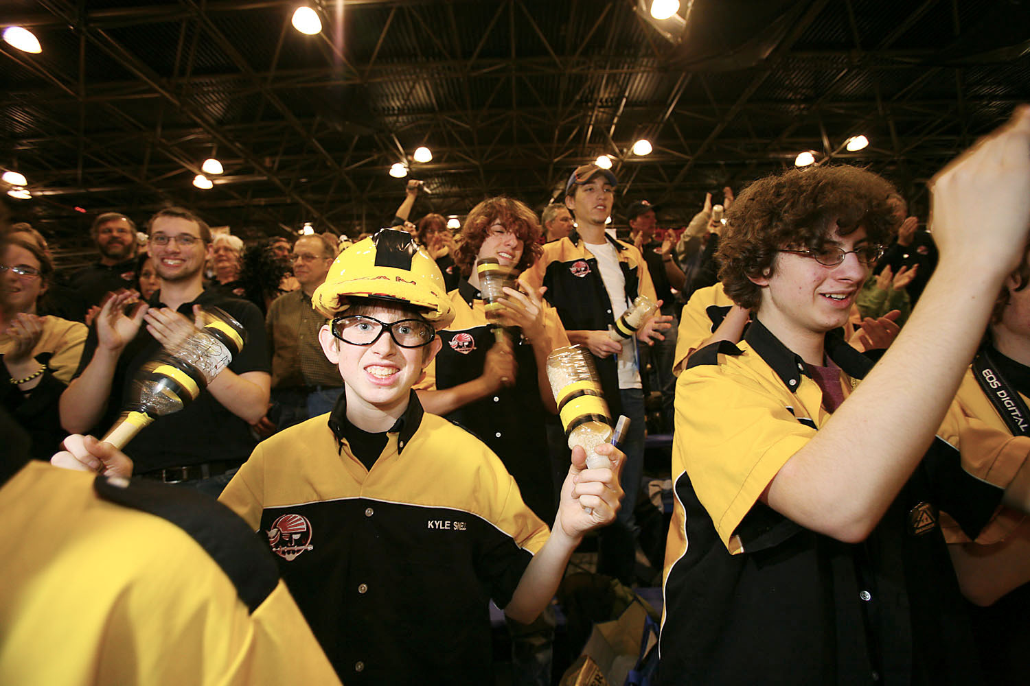 The Robotics Team from Mount Olive HS, NJ.